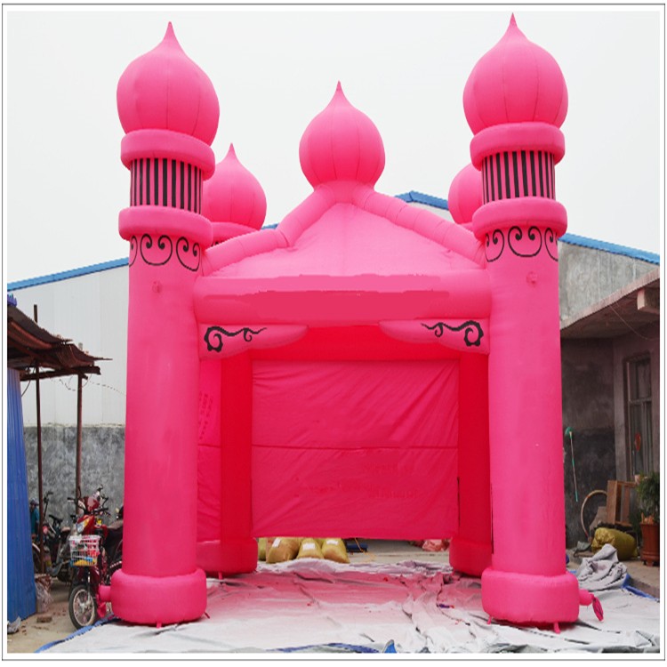 东山粉色帐篷